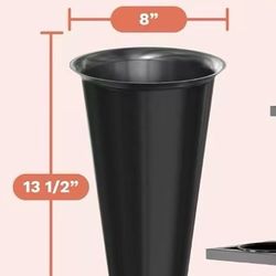 ✌️ 12 Buckets Flower Display, Flower Container for Flower Bar, Heavy Duty Buckets for Florists Balconies Gardens Flower Stores Bars Clubs Weddings