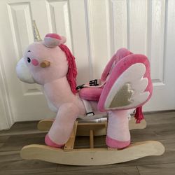 Toddler Plush Rocking Unicorn 