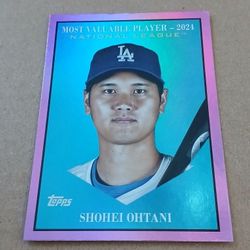 Shohei Ohtani Baseball Card Mvp Dodgers 