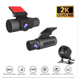 2K Quad HD Dash Cam with Rear Camera