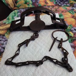 Antique Trap Easy Set Triple Clutch 2xo  Old