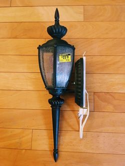 NEW Wall Lantern Bronze w/ motion sensor Hampton Bay