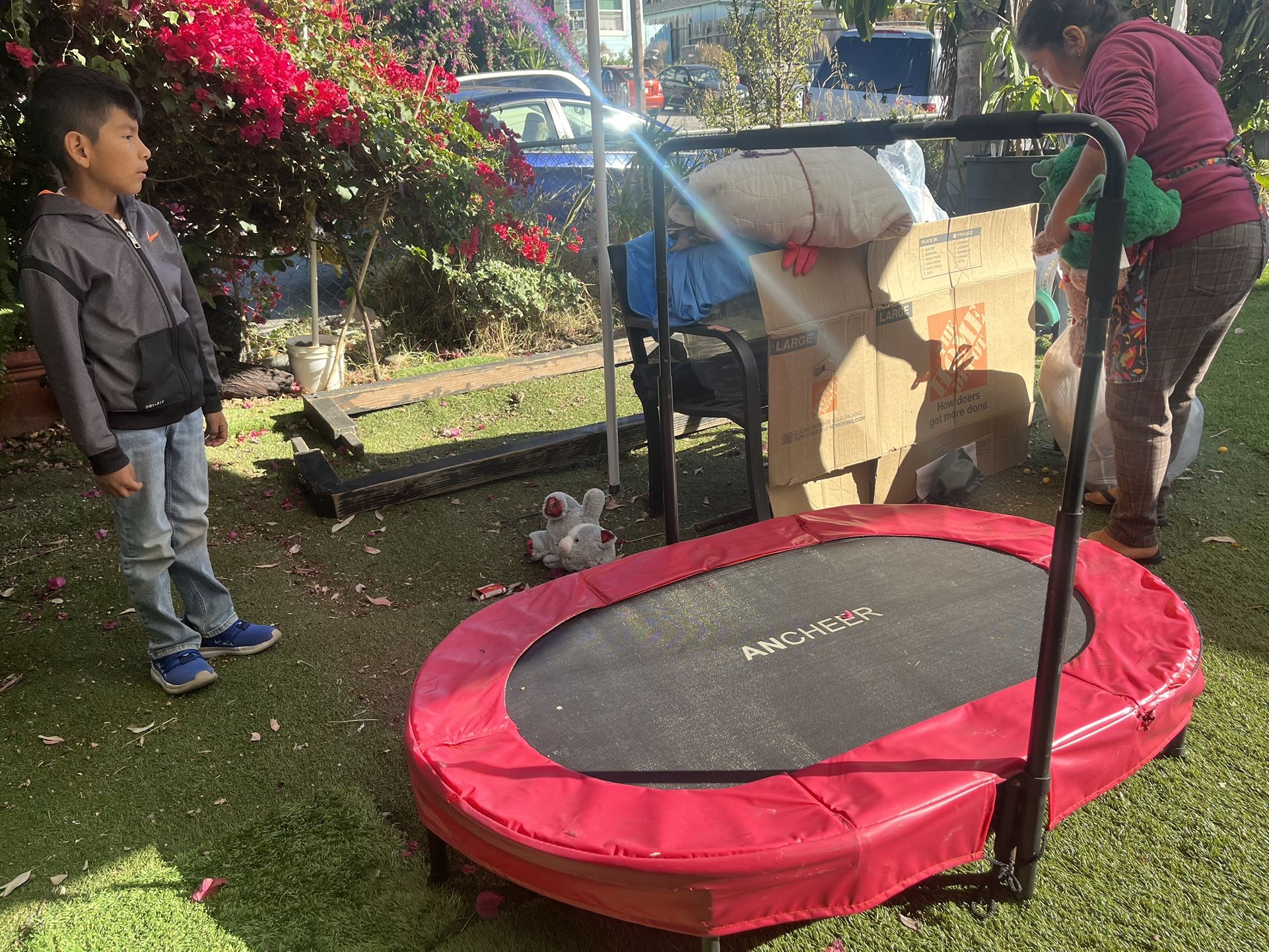Red Trampoline 