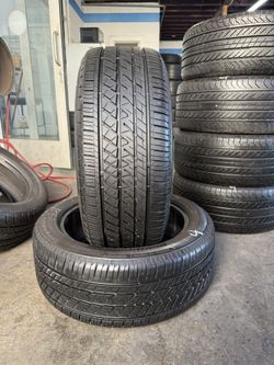 235/50/18 BRIDGESTONE DRIVEGUARD RF - 2 TIRES SEMI NEW 