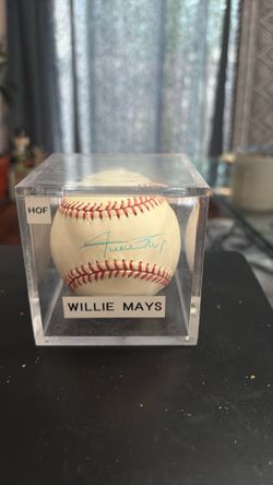 Willie Mays Signed Game Used Baseball - PSA Authenticated