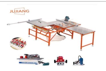 Jujiang Woodworking Combination Machine. Máquina combinada de carpintería Jujiang