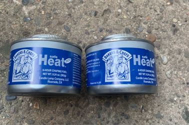 Bakers & Chefs 6 Hour Safe Heat Chafing Fuel two cans $10