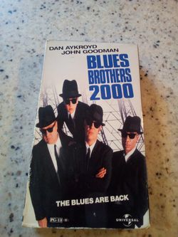 Vintage vhs video tape/ blues Brothers 2000/ Dan aykroyd/ John Goodman/ the blues are back