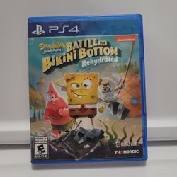 Spongebob SquarePants Battle For Bikini Bottom Rehydrated PS4 Playstation 4 