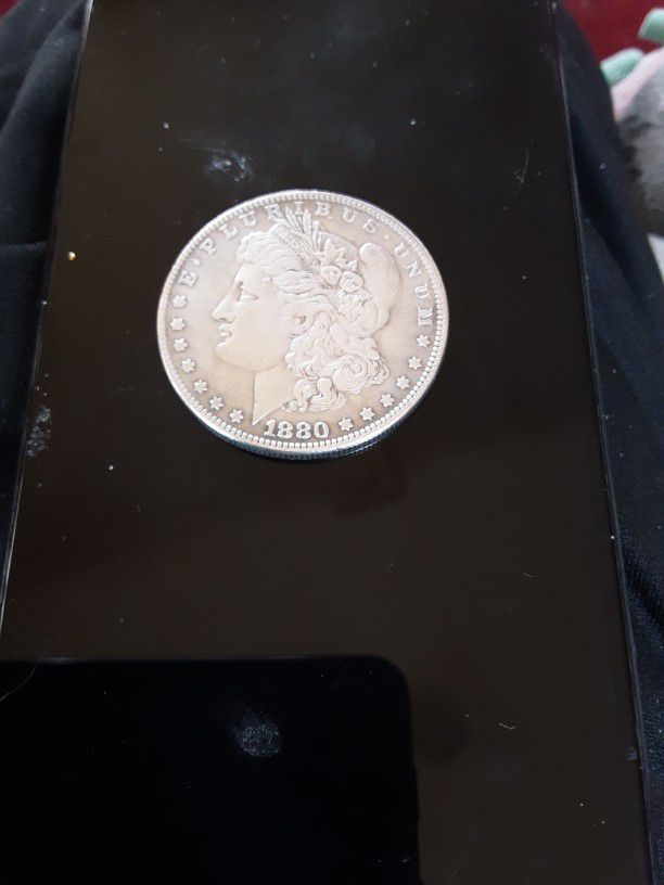 1880 MS65.  Morgan Silver Dollar 