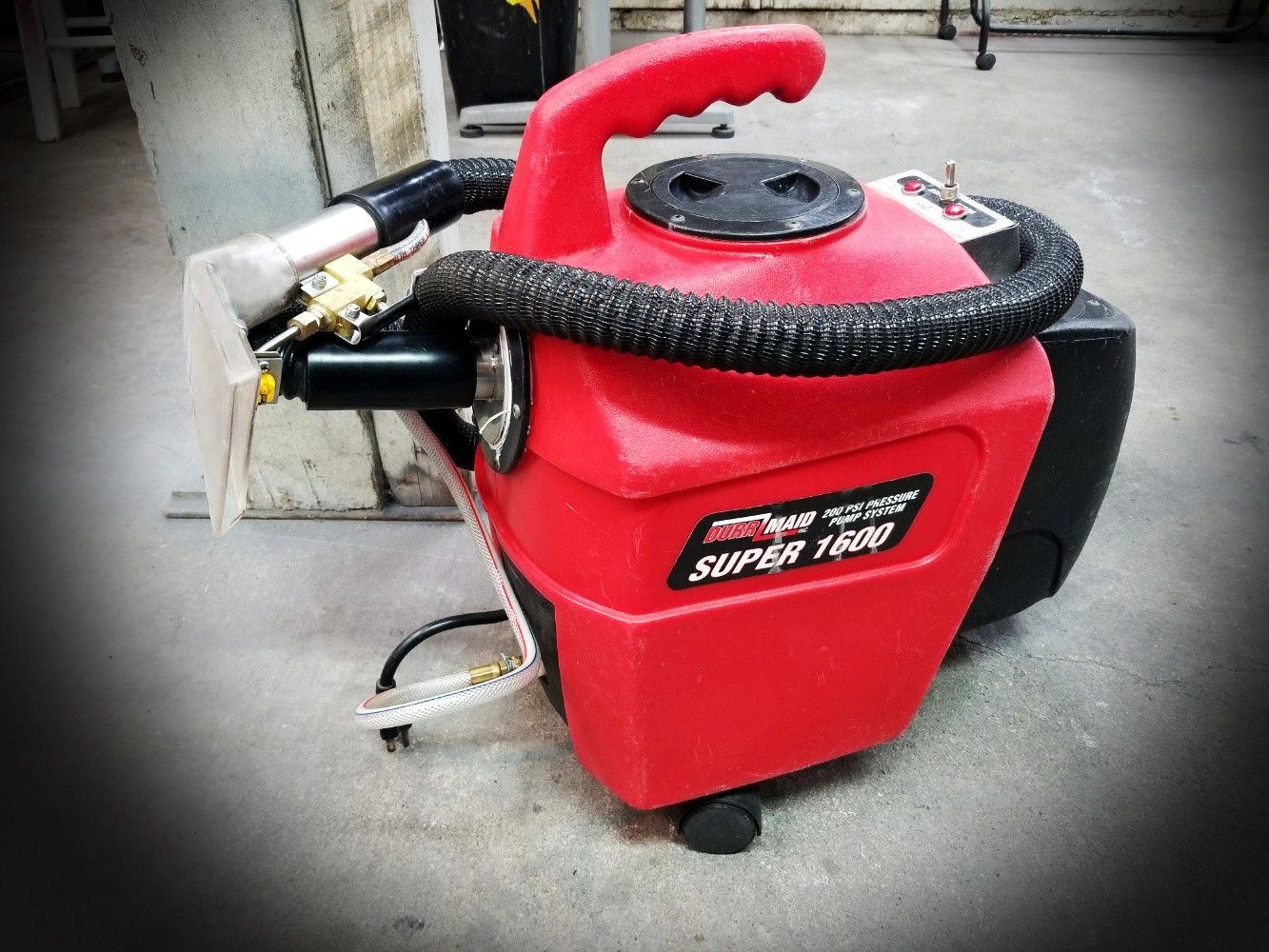 Durrmaid Super 1600 Hot Water Mobile Carpet Extractor - Auto Detail & More!
