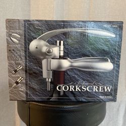 Professional Corkscrew 4pc Set - Costco Ergonomic Wine Opener Kit Foil Cutter