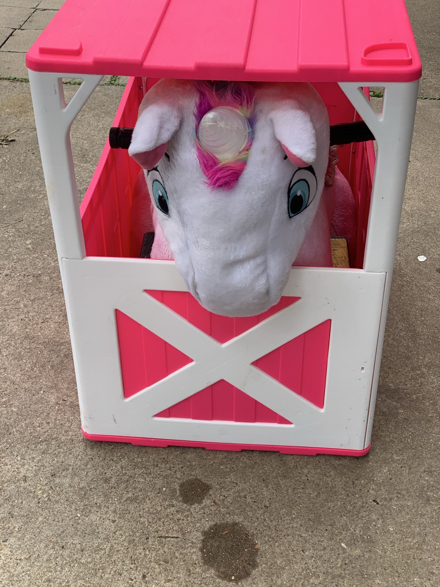Stable Buddies Willow Unicorn 6V Plush Ride-On (Or best offer)