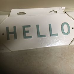 New Hello Sign