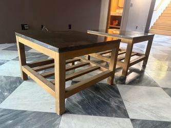 Pottery barn black marble coffee tables