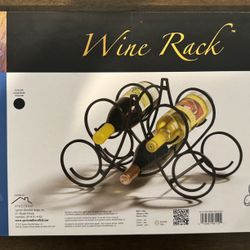 5 Bottle Wine Rack - New, Unopened 