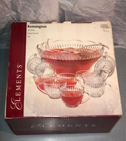 Elements Kensington 26-Piece Glass Punch Set