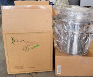 Open Box – NEW iCook 6-Piece 8-Quart Dutch Oven Set