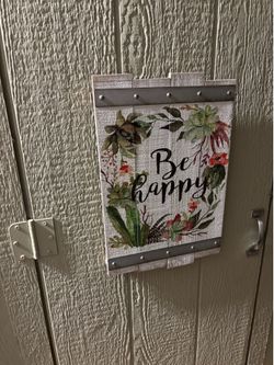 Wooden sign