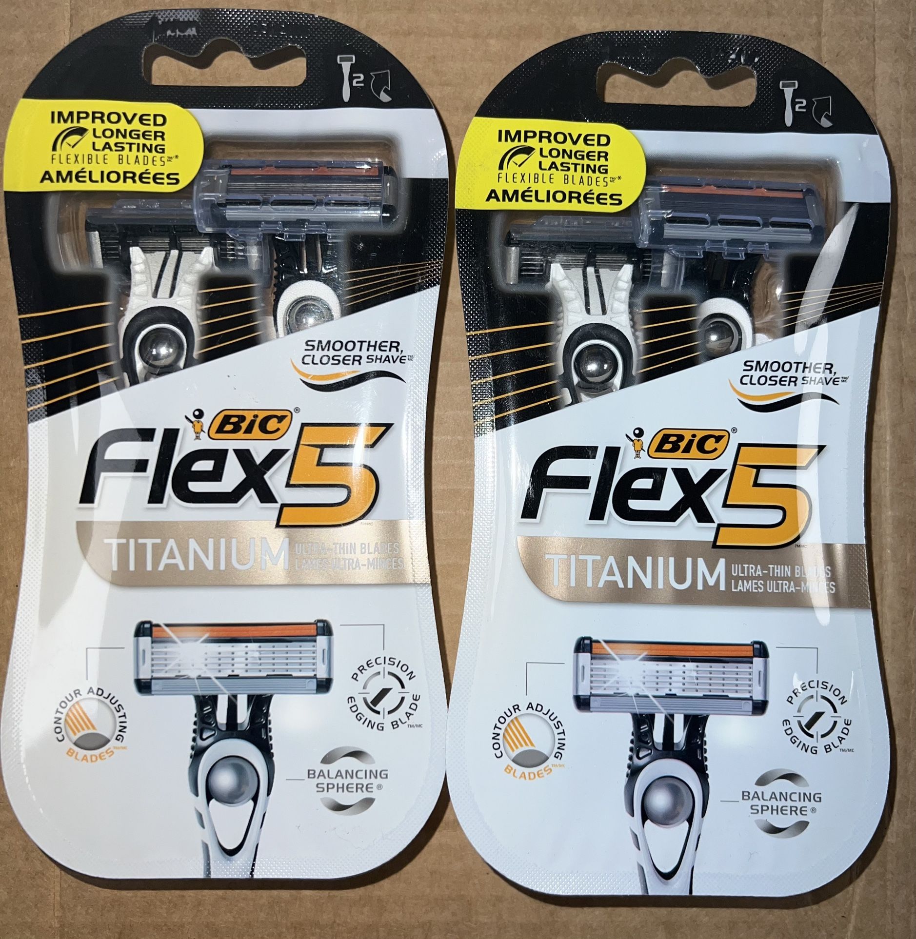 Titanium Motor Razor 2 BiC Flex5 Titanium Men's Disposable Razors - 2ct for Sale in San ...