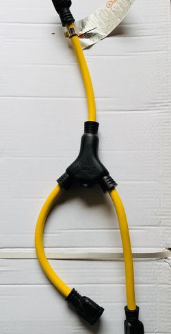 Y Adapter U Ground 12/3 electric new