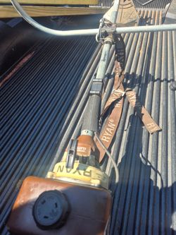 Ryan weedwacker with metal blade