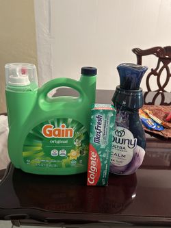 Jabón Líquido Gain 100 Lavadas Y Una Pasta Y Suabitel