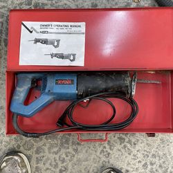 Nice Ryobi  Saw All with Box