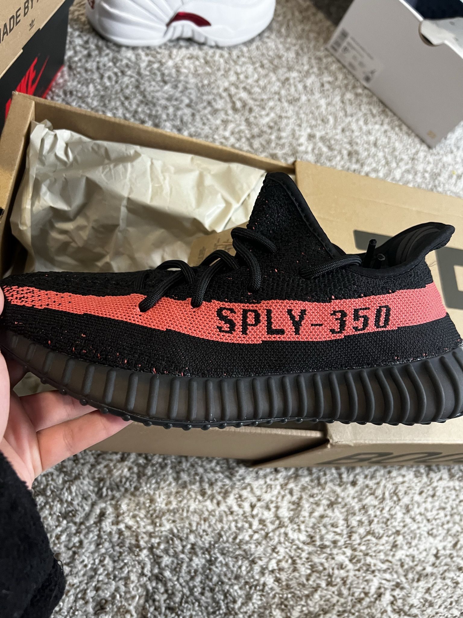 Yeezy 350 Core Black Red
