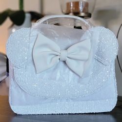 Minnie Mouse Bride Wedding Crossbody Bag 