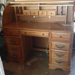Rolltop desk (HEAVY) $50 OBO