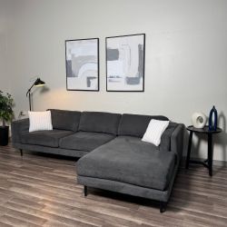 FREE DELIVERY Dark Gray Sectional Couch