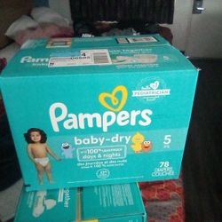 Pampers Sizes N/2/5