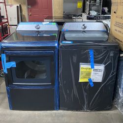 GE Profile 27inch Washing Machine & Electric Dryer Set