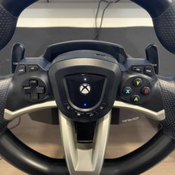 Xbox Steering Wheel And Accelerator And Breaks.