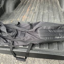 Top Flite Golf Club Travel Bag Cover with Wheels and Shoe Pocket