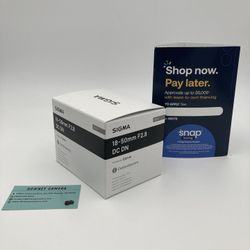 Sigma 18-50mm F2.8 X-Mount 