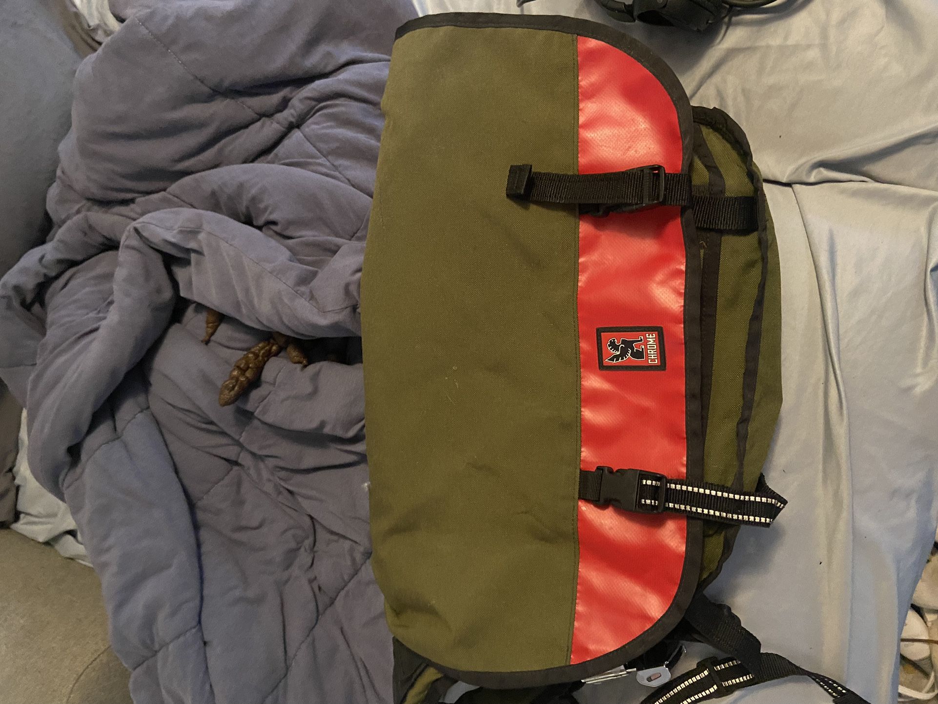 Chrome Messenger Bag