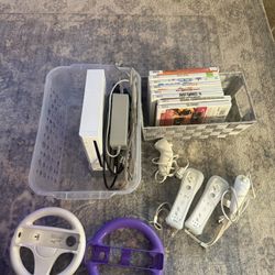 Nintendo Wii With Games And Accessories OBO