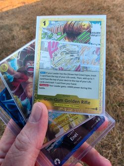 One Piece TCG Gum-Gum Golden Rifle OP15-116 R
