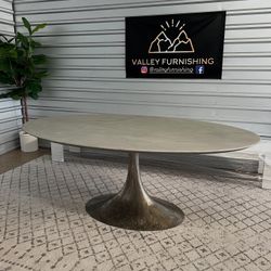 Restoration Hardware Oak Dining Table