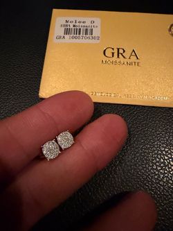 Moissanite Earring