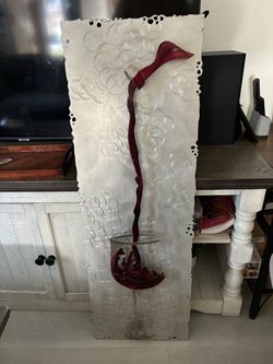Metal Wine Wall Art Sculpture