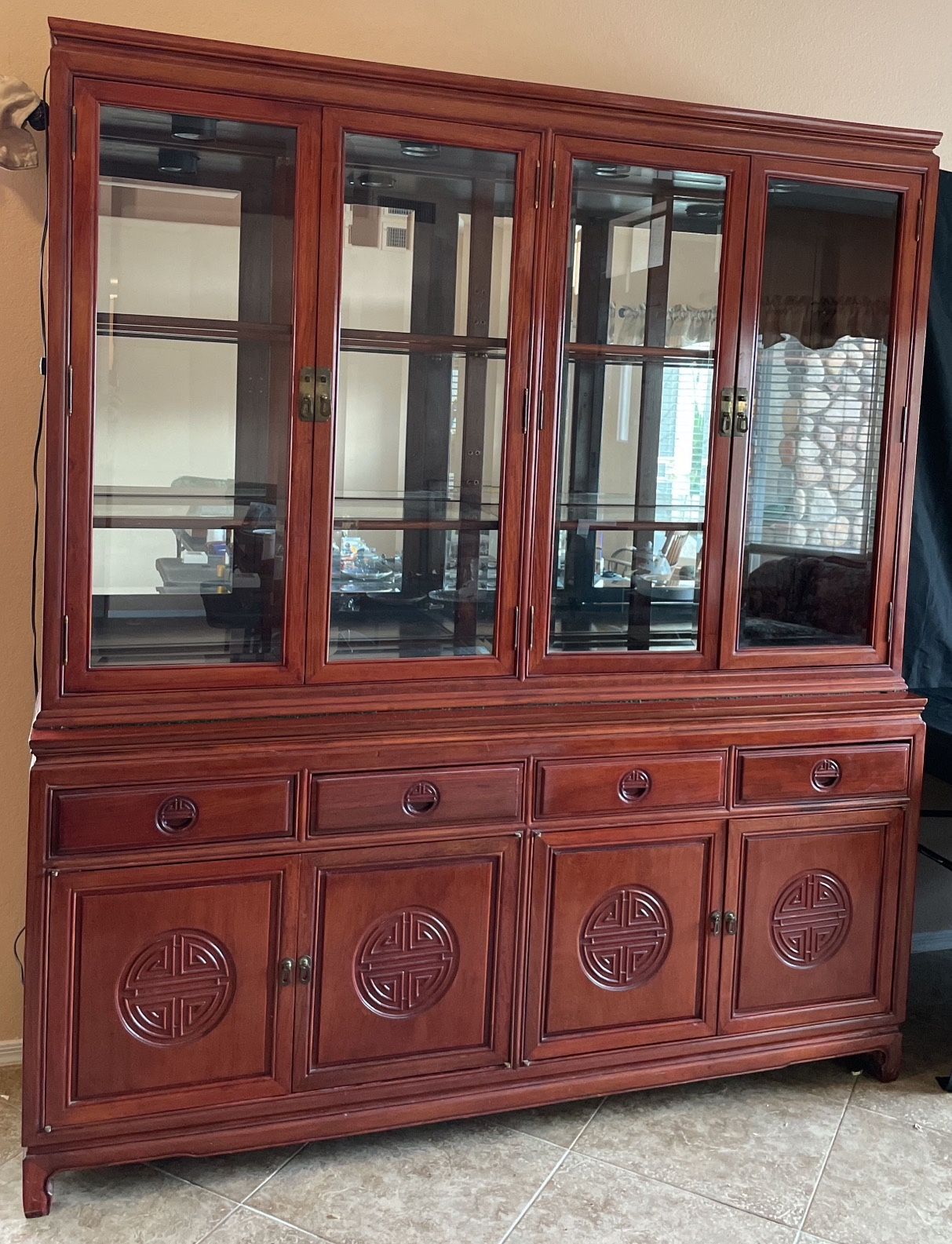 Chinese Rosewood Cabinet