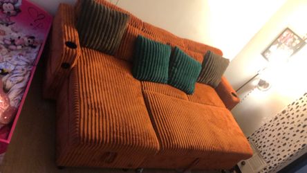 Luxury  Orange Couch