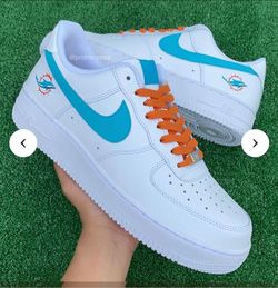Miami Dolphin Custom Air Force 1