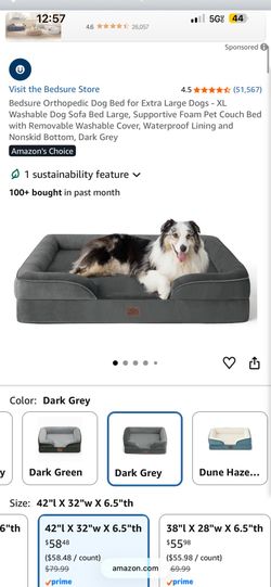 Bedsure Orthopedic Dog Bed for Extra Large Dogs - XL