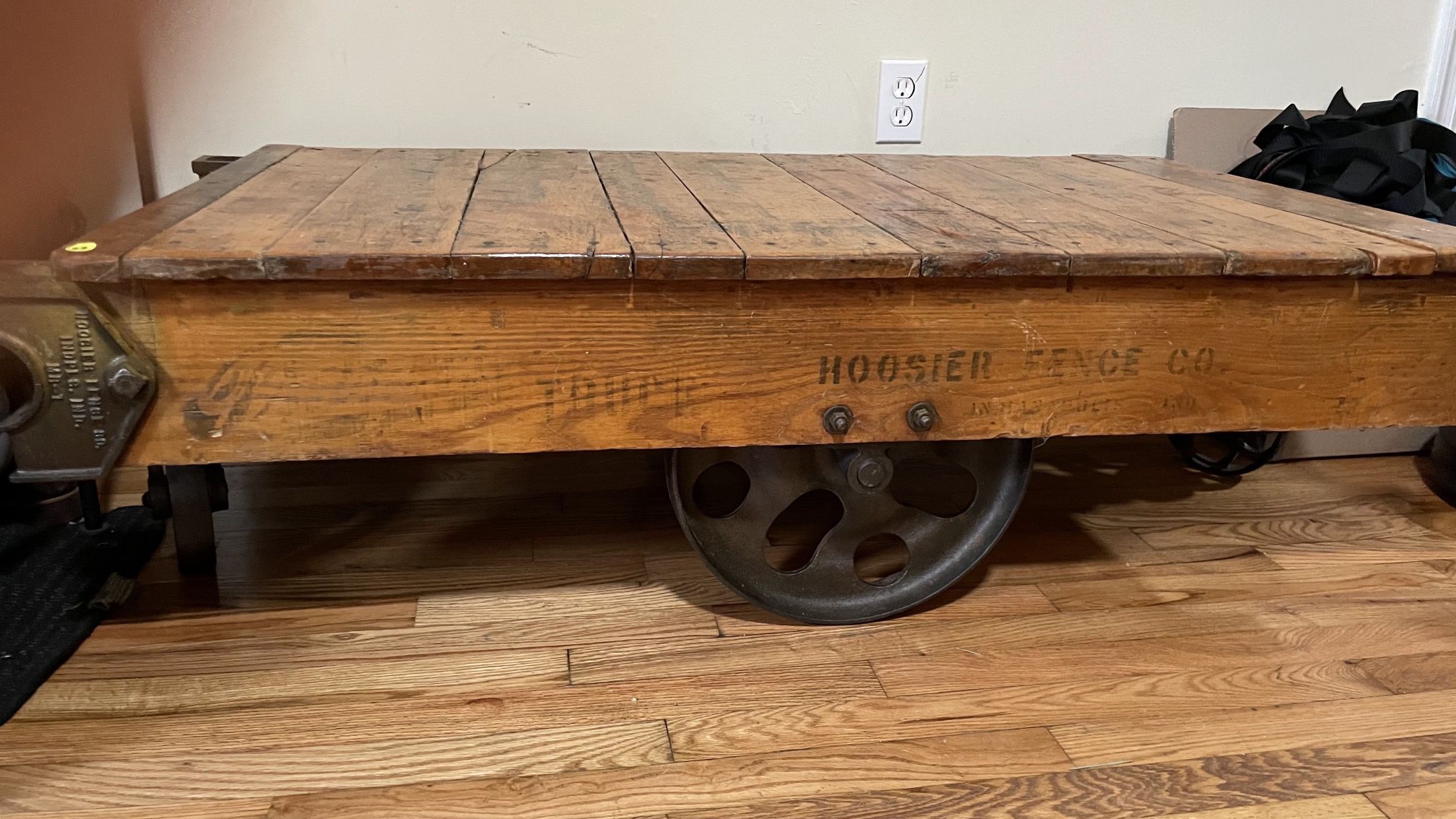 Antique Railroad Cart Coffee Table