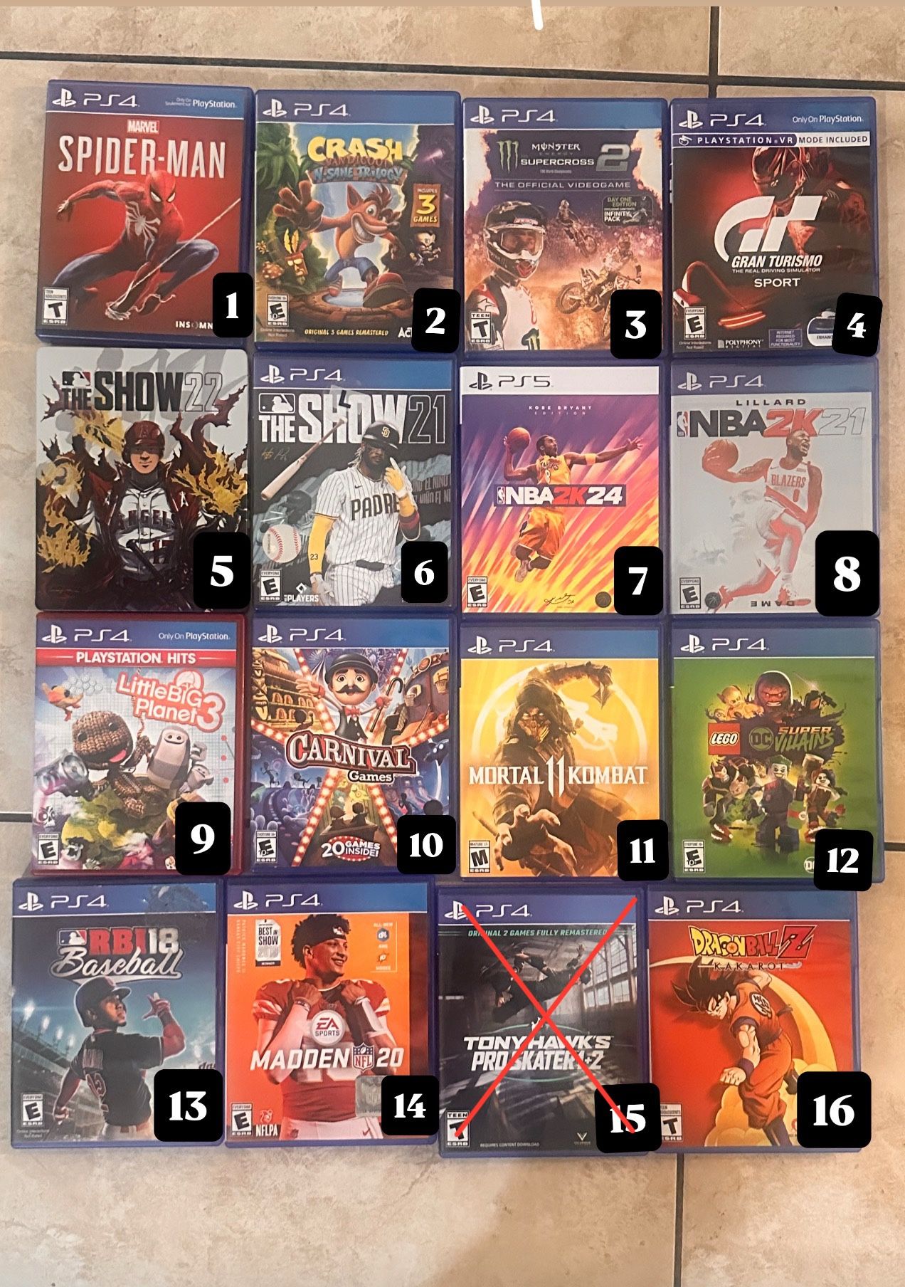 PS4 and PS5 Games