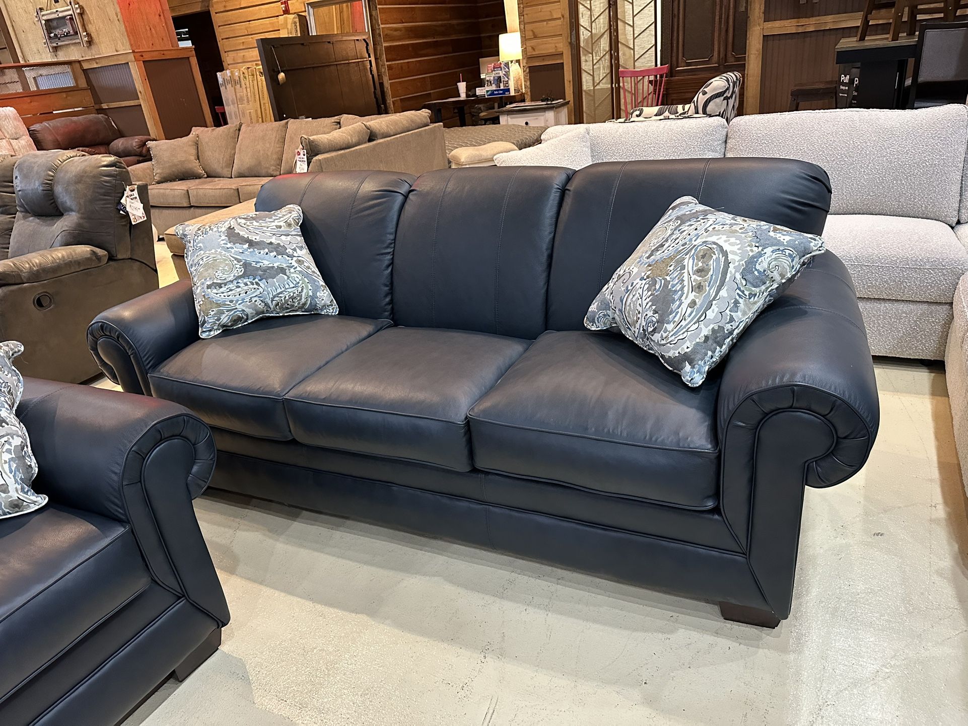 England Leather Couch